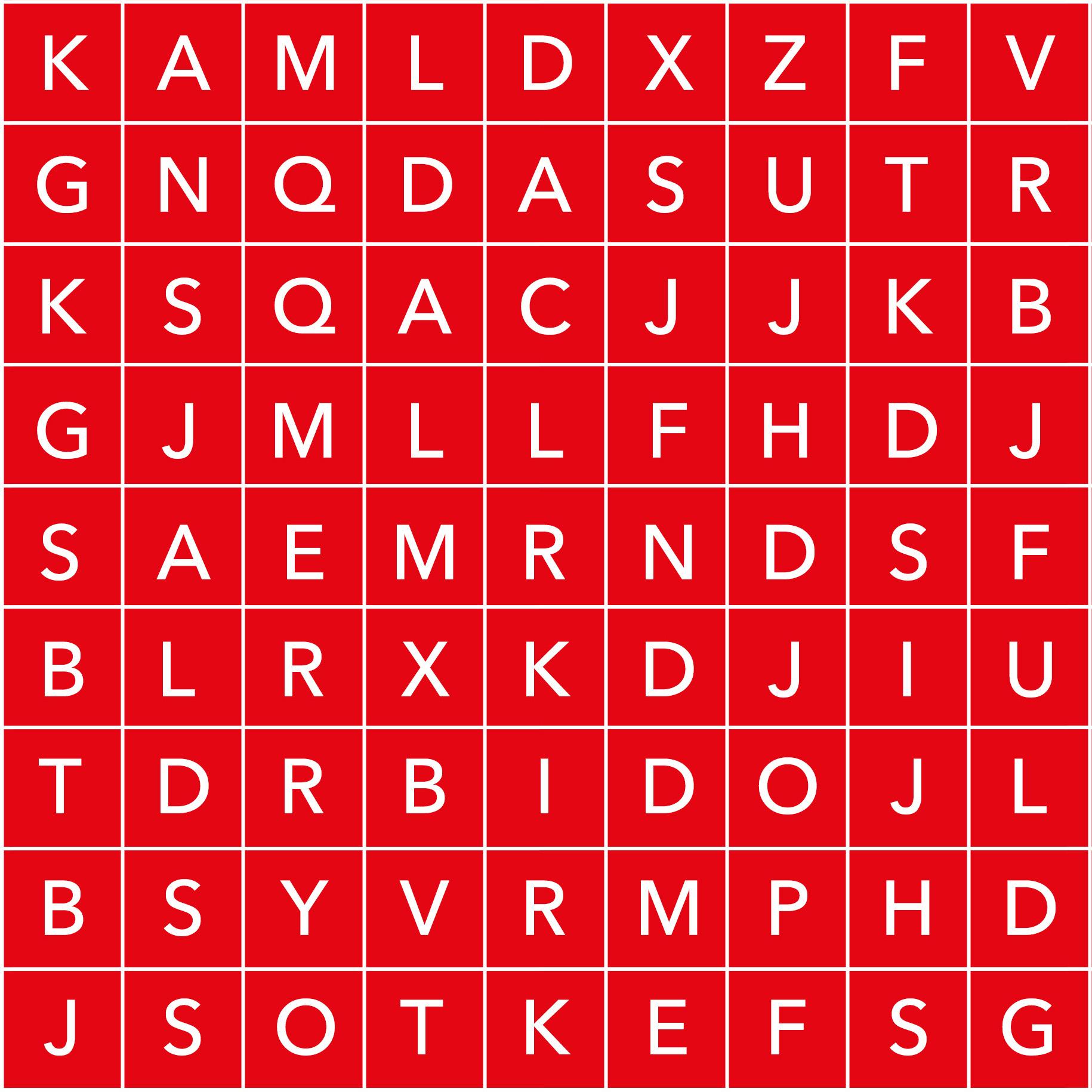 Word puzzle advent calendar competition