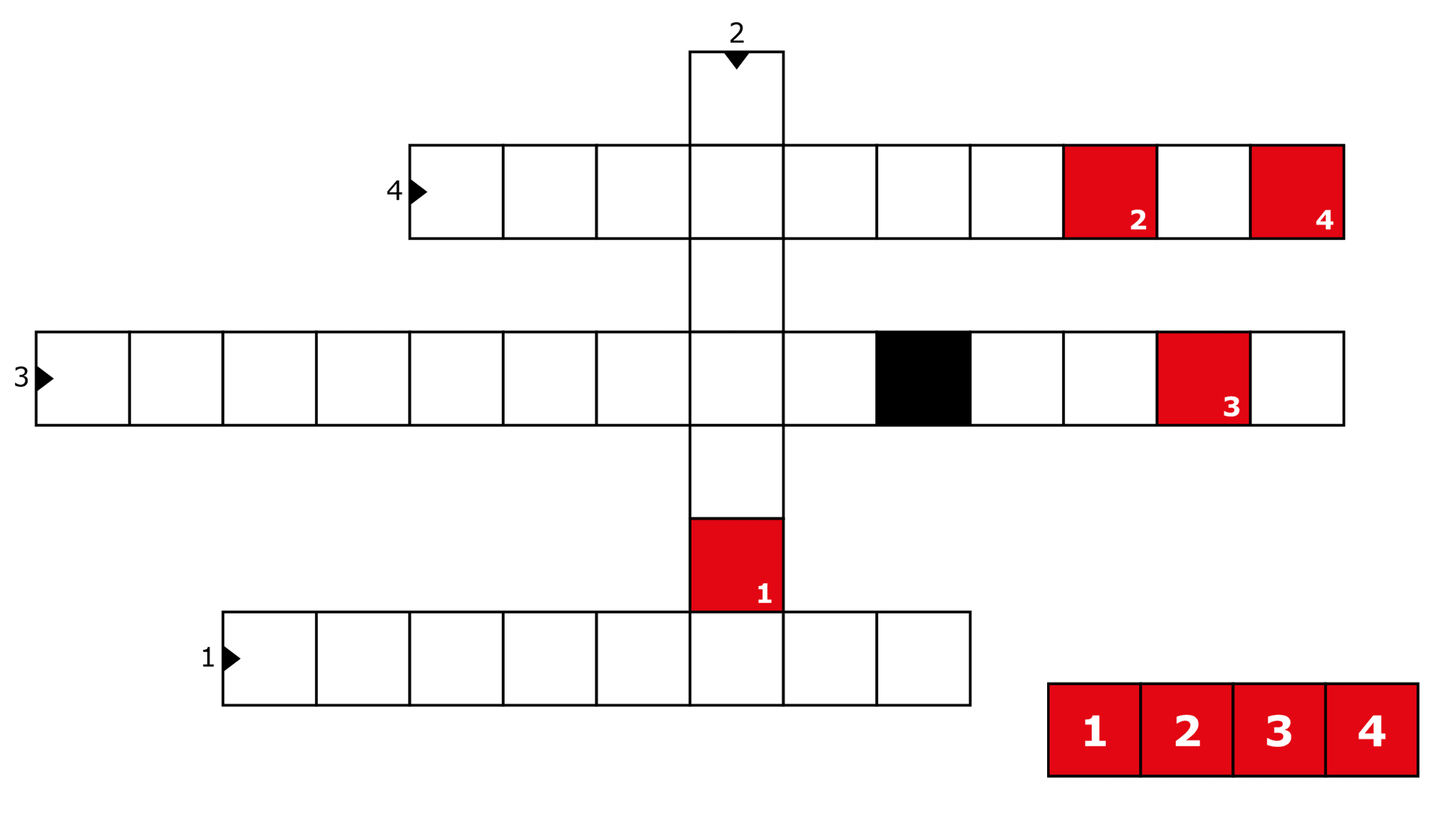 Crossword puzzle advent calendar FLEX