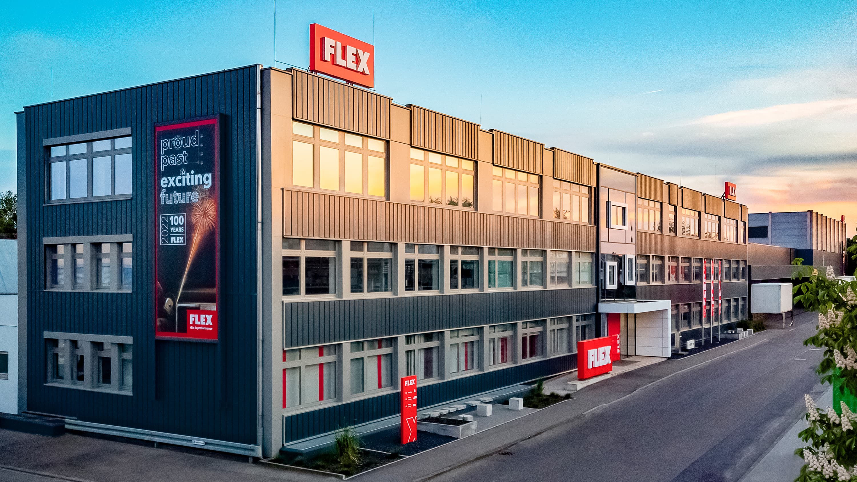 Výroba elektrického nářadí FLEX ve Steinheimu an der Murr