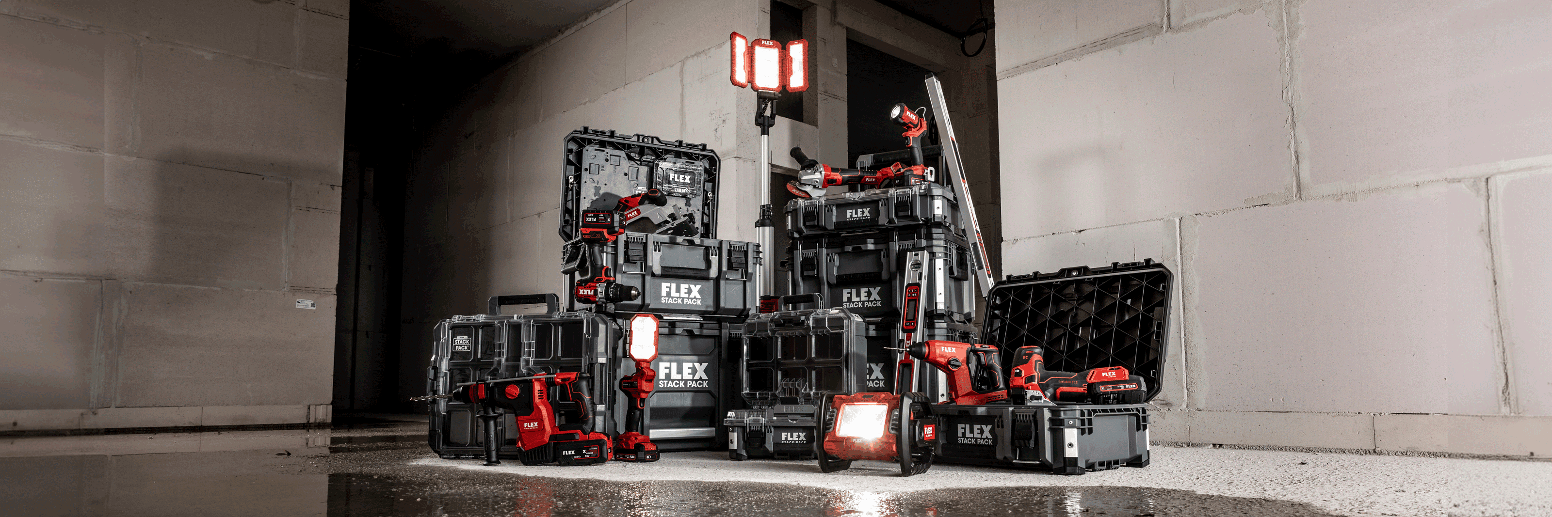 Skriňa na náradie FLEX Stackpack na stavenisko alebo do dielne